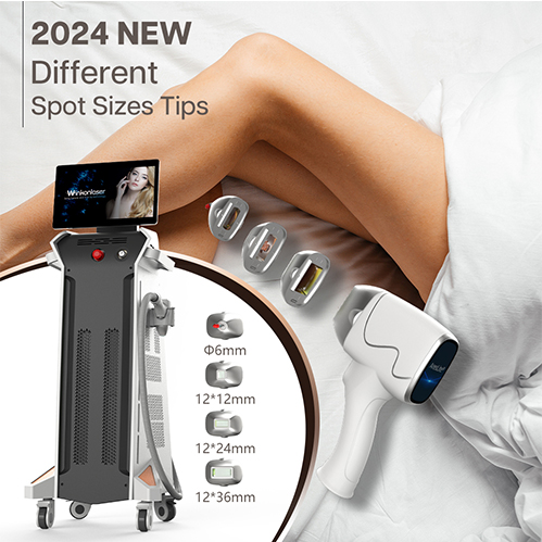 Commercial Diode Laser Hair Removal Machine with Four Spot Size