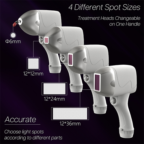 Commercial Diode Laser Hair Removal Machine with Four Spot Size